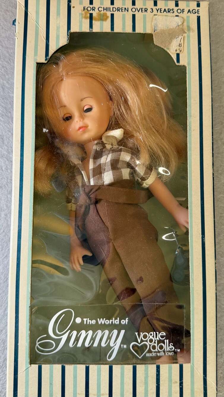 Vogue Dolls Ginny 1978 World of Ginny 8” Blonde Doll Original Box 30-1922